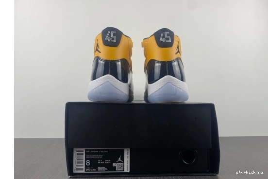 and Jordan 11 yellow AJ11 Air black 0711